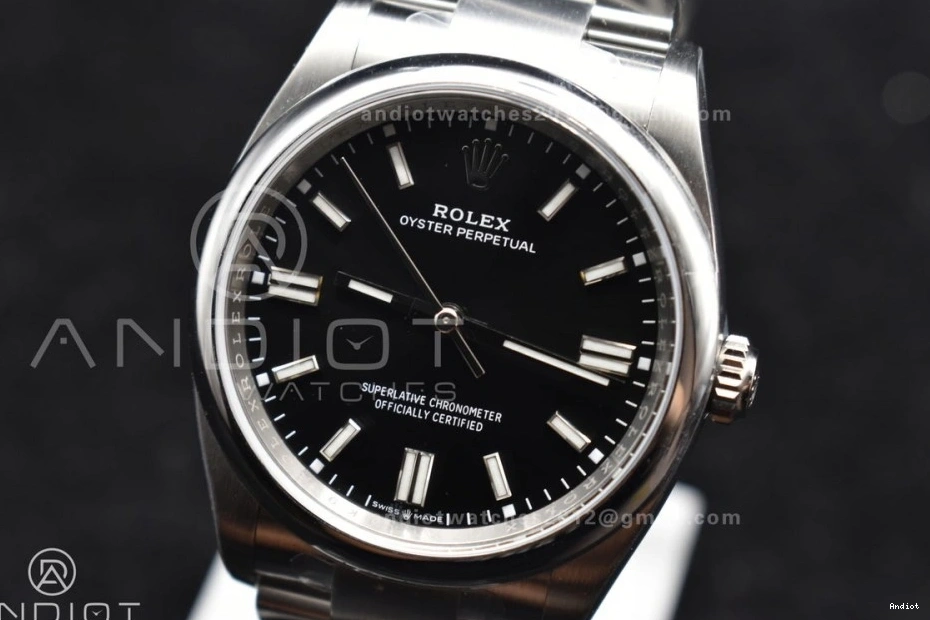 Clean Edition Best Oyster Silver VR3230 1:1 904L Black Steel 126000 36mm Perpetual 0427